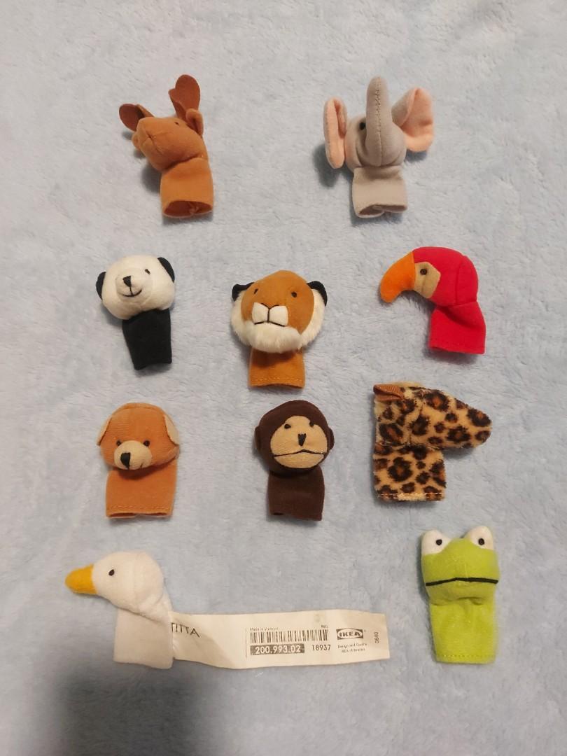 Full sets Finger Puppets IKEA TITTA DJUR, Babies & Kids, Baby Nursery