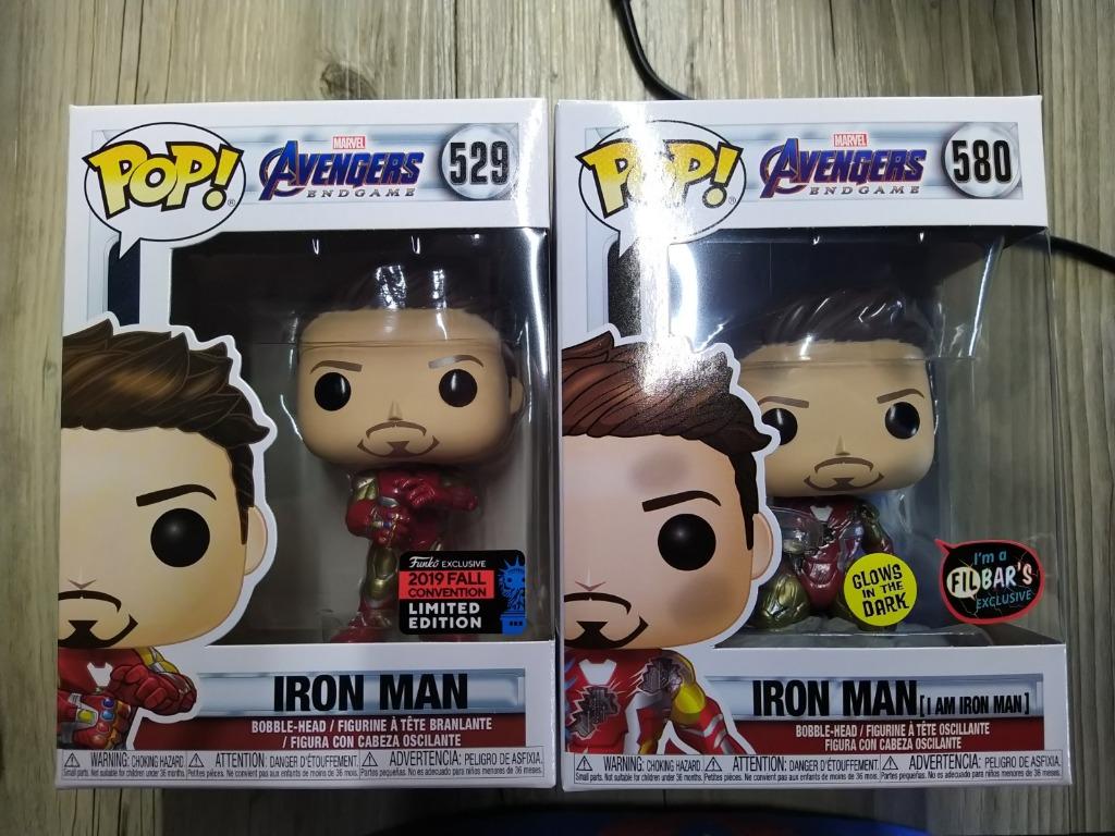 Funko Pop Iron Man Exclusives (Category: Designer & Blind Box Toys) located in Quezon City. Submitted by mjsee21 (Listing ID 1064849709, Image 1). Description: Funko Pop Iron Man Exclusives Box Condition: 9/10 or better Price: PHP2,500.00 No breaking of set Mode of Payment: BPI or GCash Location: Banawe or Mo. Ignacia, Quezon City Shipping: Via Grab, Lalamove only (buyer's expense) Provincial: LBC Only (buyer's expense) PS: Due to its high value 
