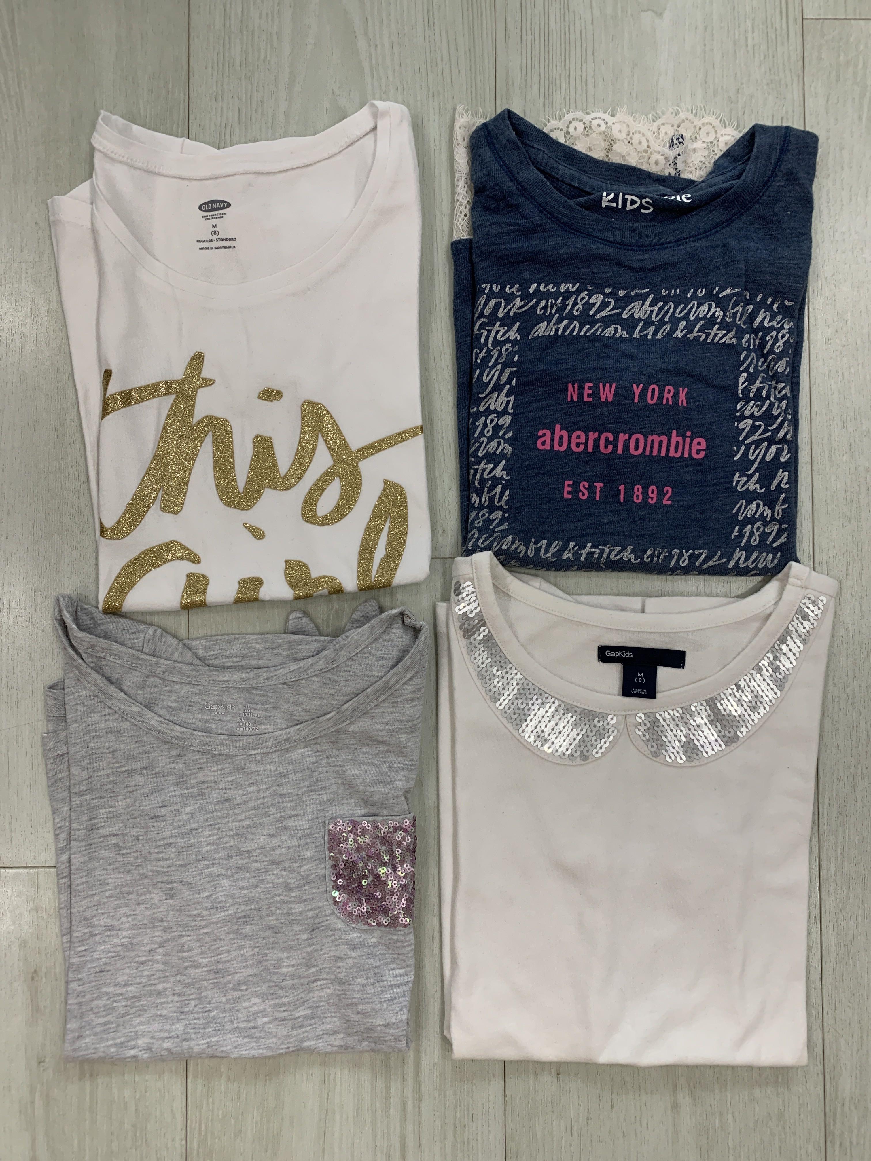 Old Navy Abercrombie and Fitch Gap Girls size Medium Clothing Lot