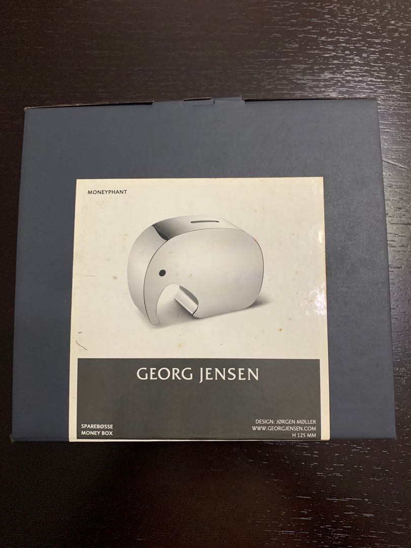 Jensen elephants money box with blackberry 10 logo, Hobbies