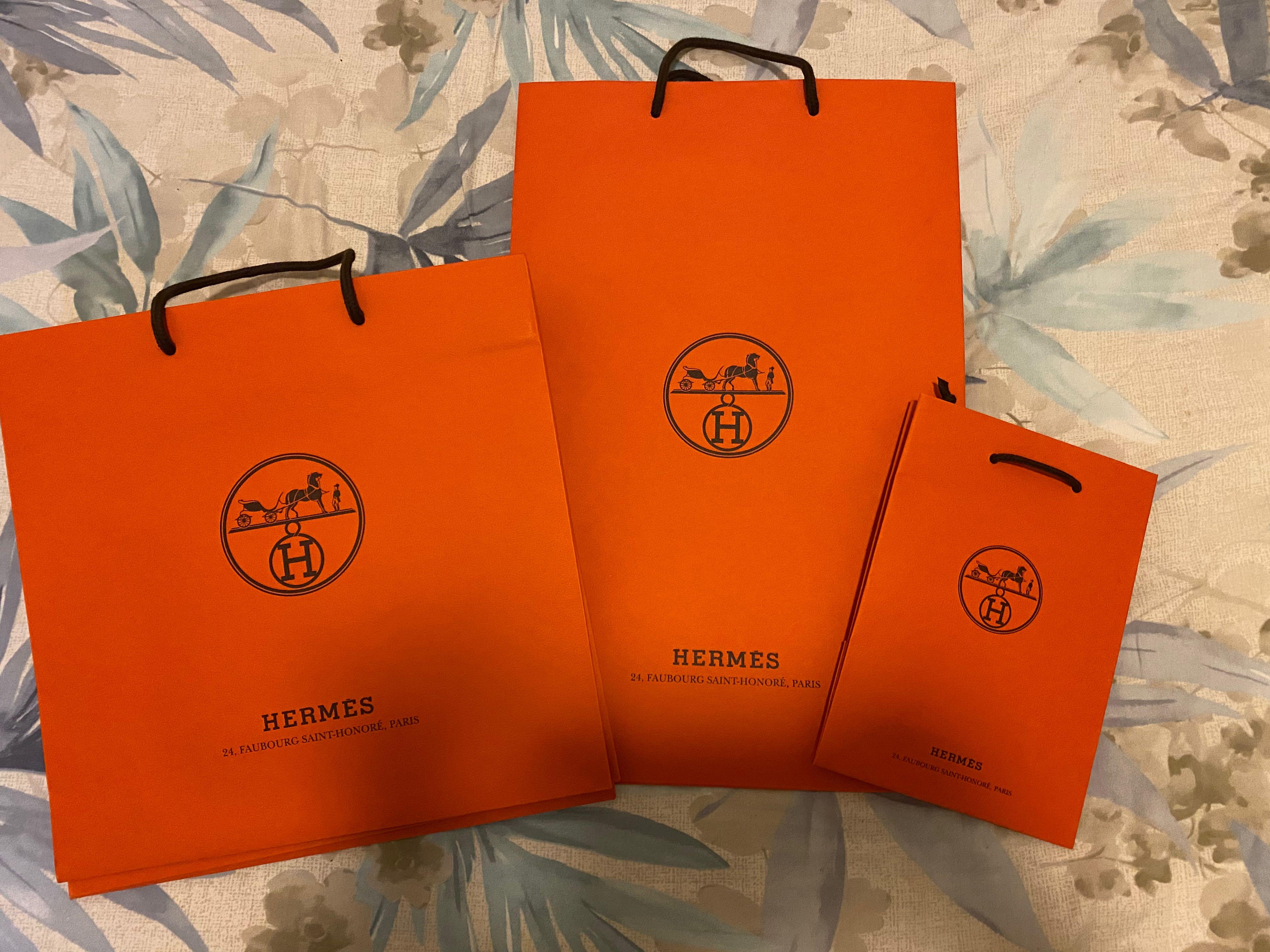 Hermes 紙袋, 名牌, 手袋及銀包- Carousell