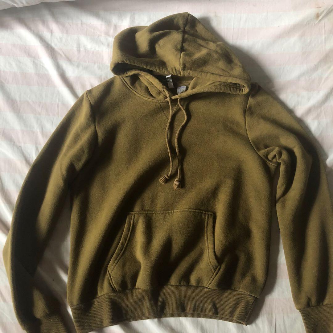 olive green hoodie womens
