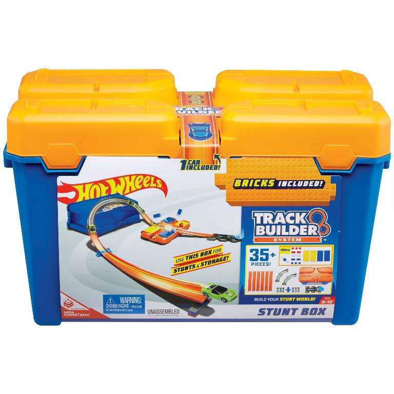 hot wheels deluxe stunt box