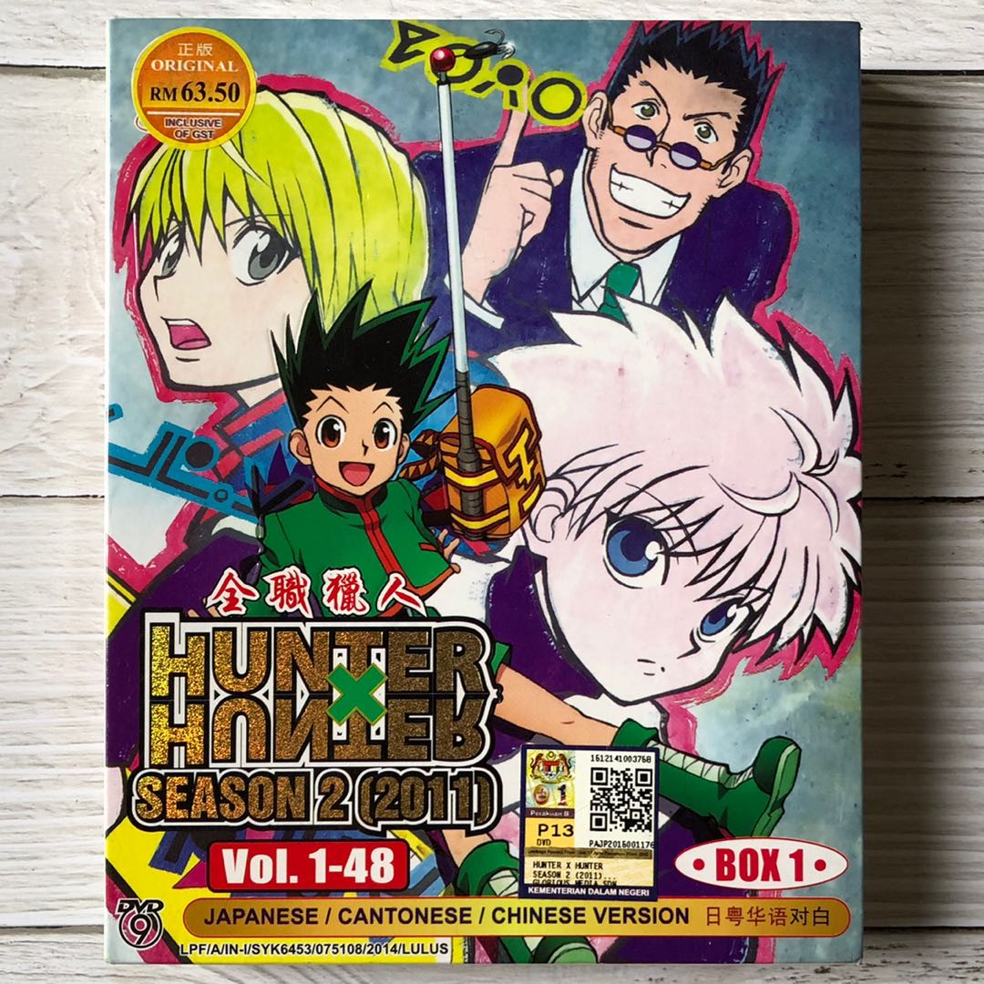 Anime DVD Hunter x Hunter HxH 2011 COMPLETE Season 2 148eps ENG SUB All  Region