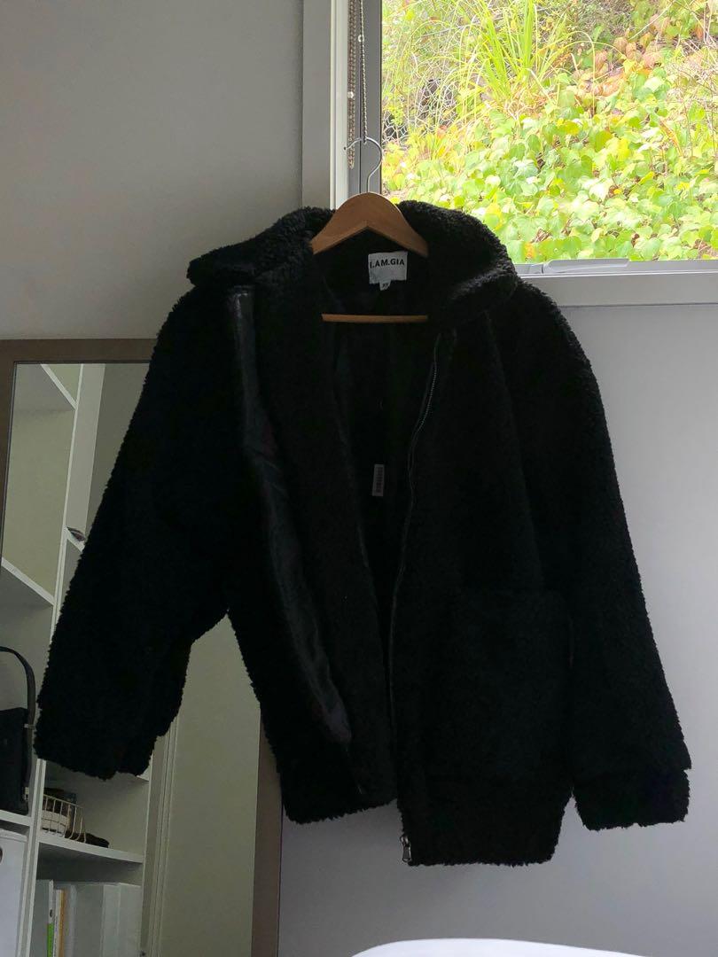 Black shop pixie coat