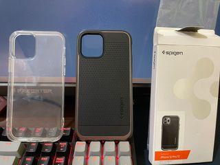 Iphone 12 / 12 pro spigen neo hybrid gunmetal
