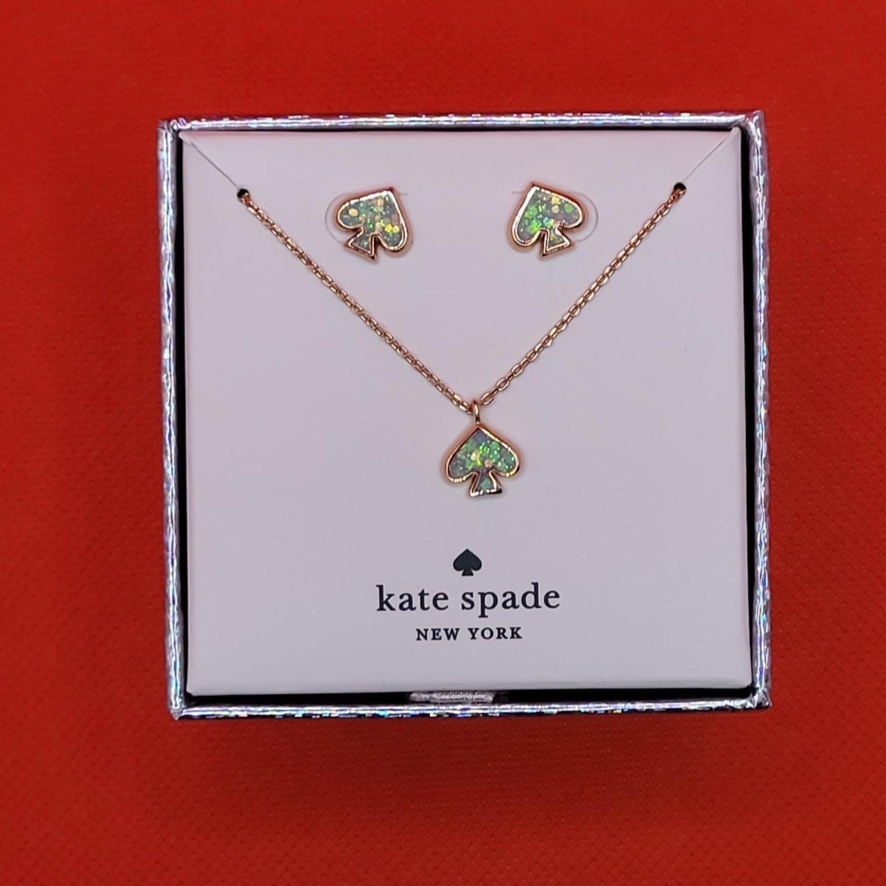 💯Kate Spade Earrings/Necklace set 