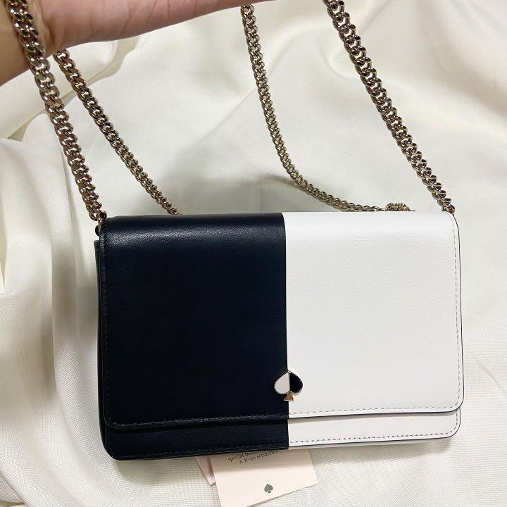 Kate spade nicola bicolor chain wallet 2025