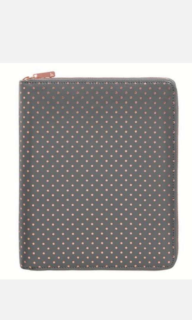 Kikkik leather personal zip planner, Hobbies & Toys, Stationary & Craft, Other Stationery