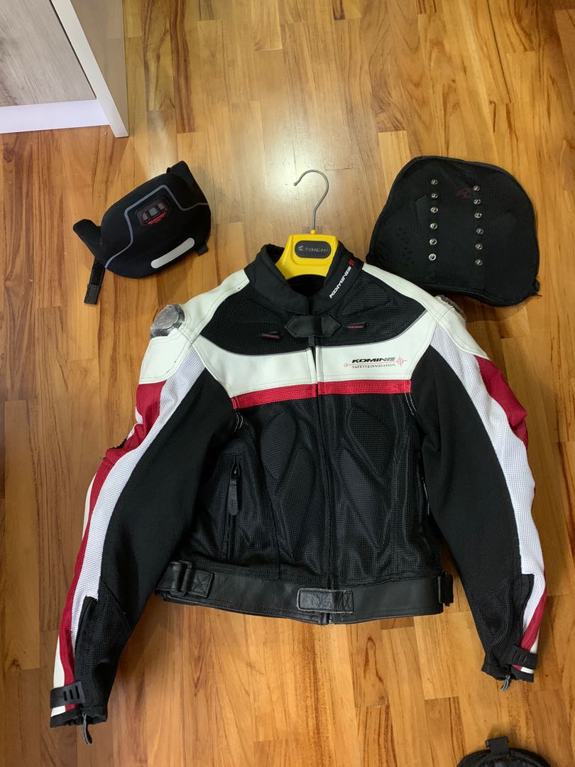 Komine leather jacket on sale