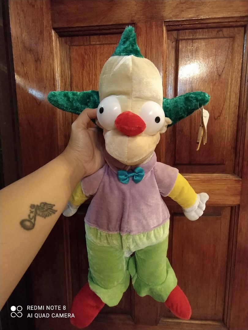Krusty the Clown plush Hobbies Toys Collectibles Memorabilia