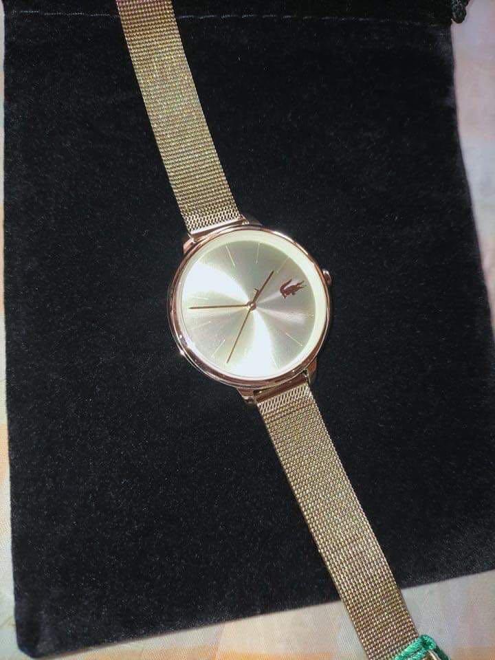 Lacoste discount mesh watch