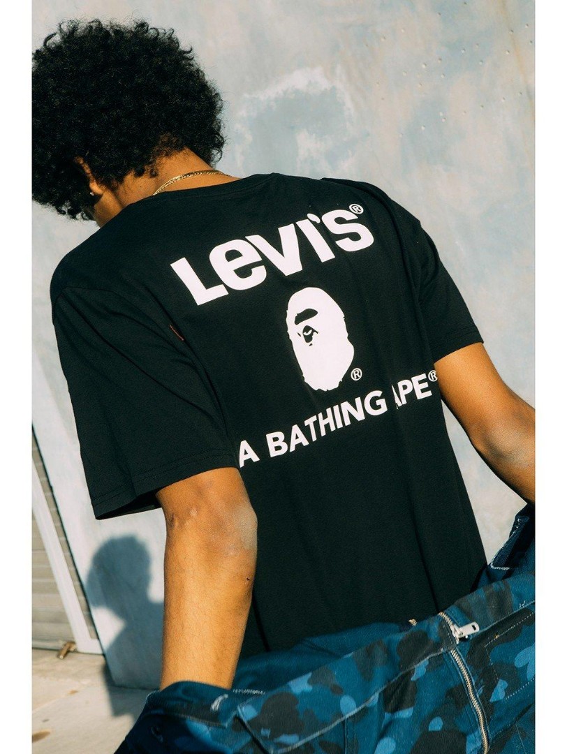 Levi's X Bape®, Men's Fashion, Tops & Sets, Tshirts & Polo Shirts on  Carousell
