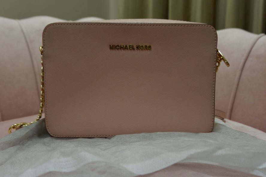 light pink michael kors bag
