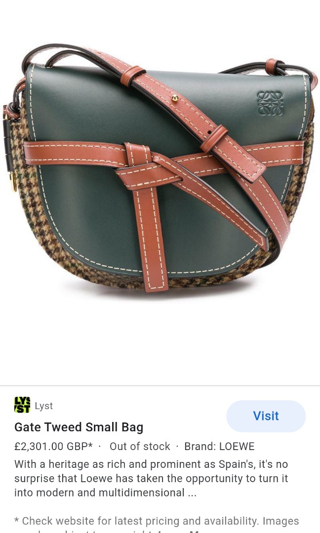 Loewe gate sale tweed
