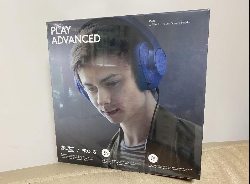 Logitech G7 1 聲道環繞音效遊戲耳機麥克風g433 音響器材 頭戴式 罩耳式耳機 Carousell