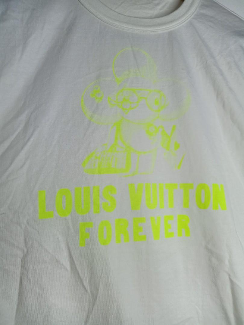 Louis Vuitton Forever F/W 18 Neon Logo Tee, Men's Fashion, Tops