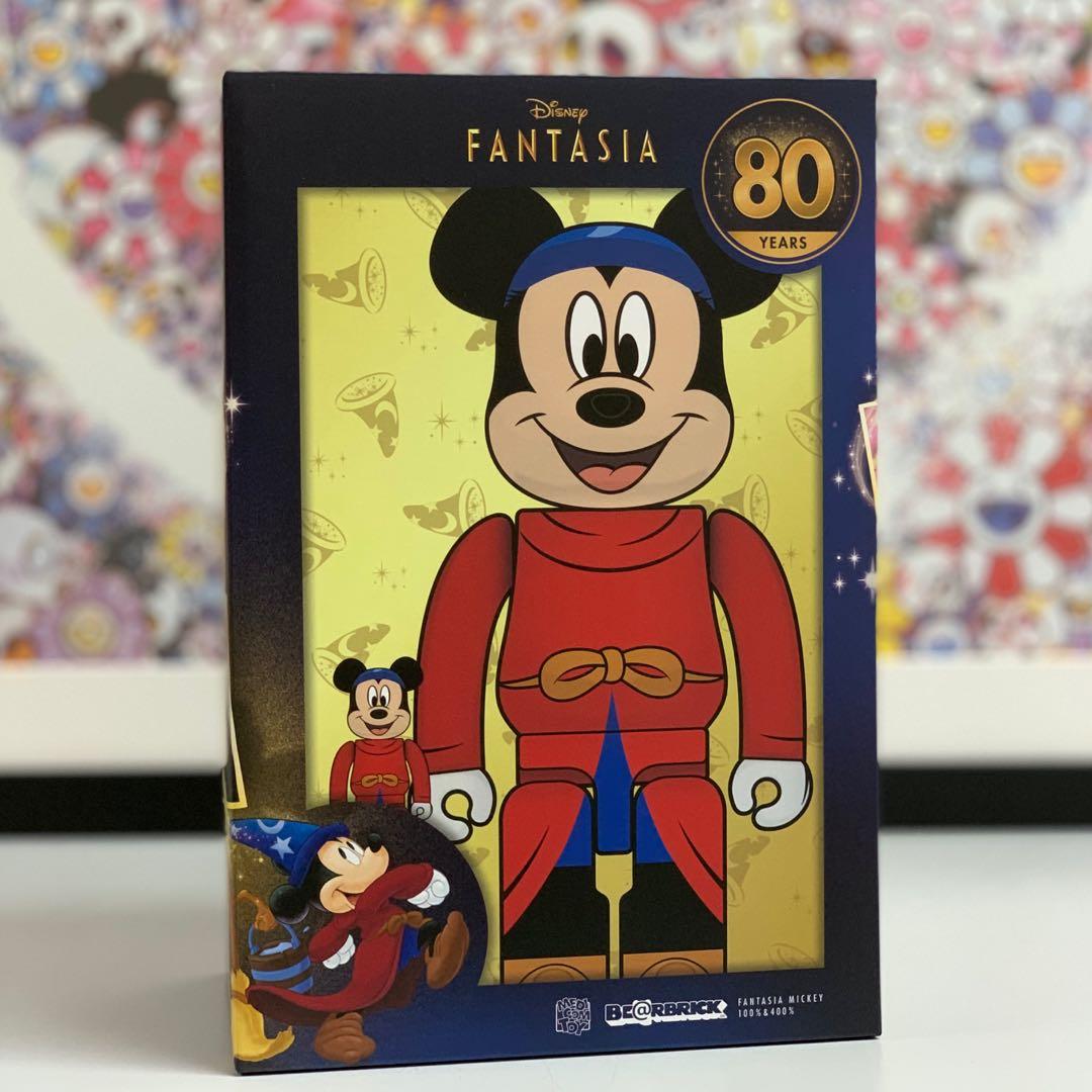 MICKEY MOUSE FANTASIA 100% + 400% BEARBRICK 魔法米奇, 興趣及遊戲