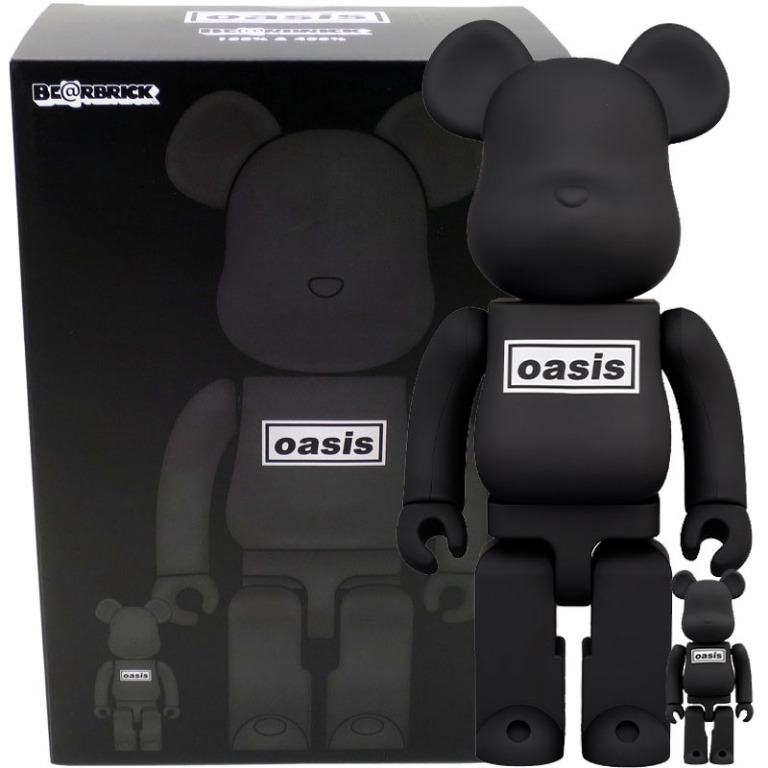 Medicom Toy Be@rbrick Bearbrick Oasis Black Rubber Coating 100