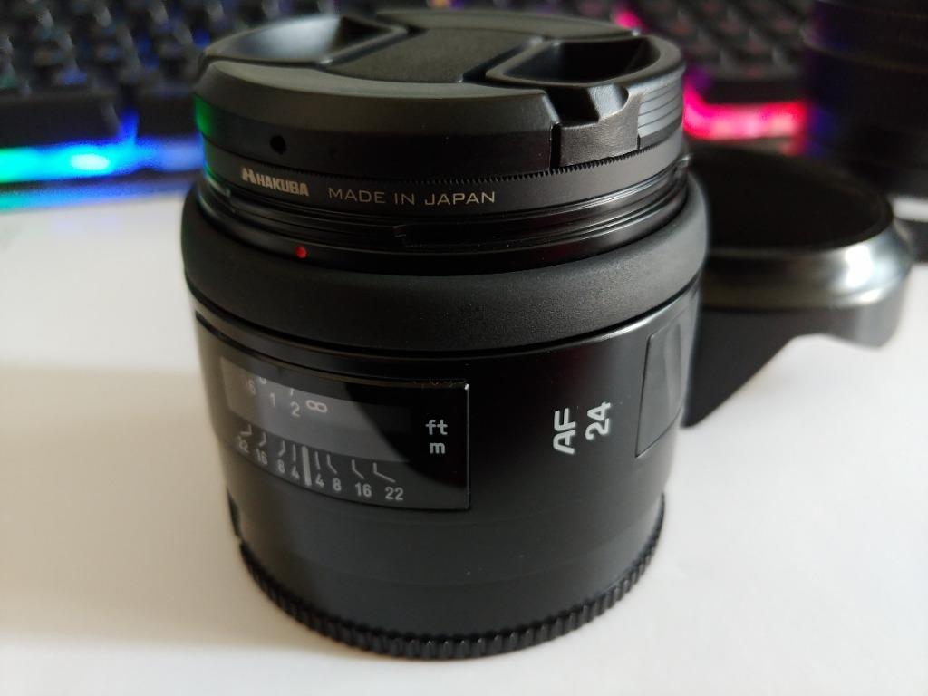 Minolta AF 24mm F2.8 (Sony A-Mount), 攝影器材, 鏡頭及裝備- Carousell