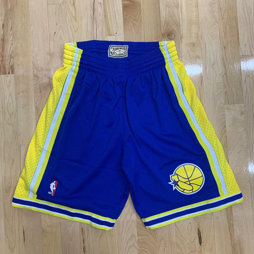 warriors shorts mitchell and ness
