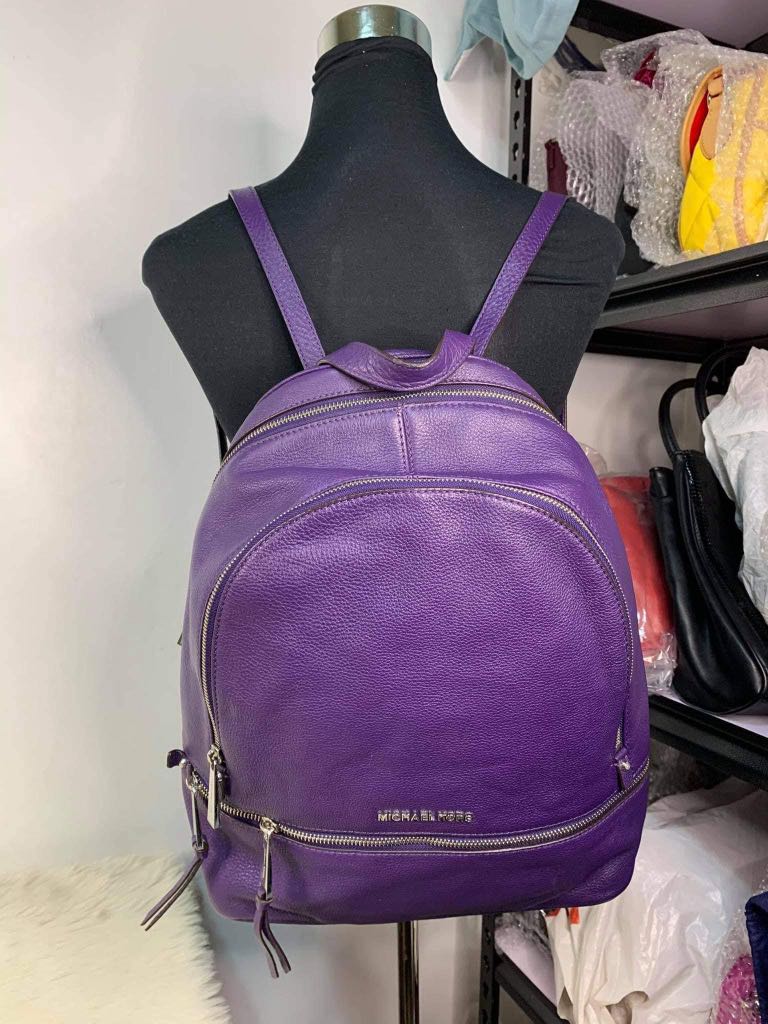 Michael kors purple backpack online