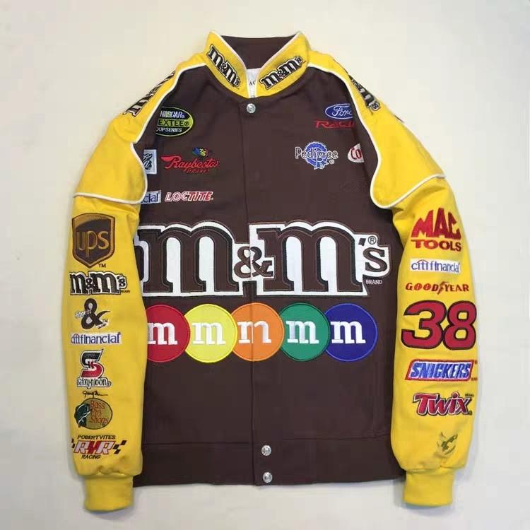 Nascar on sale jacket m&m