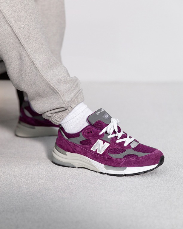 New balance 992 violet purple clearance