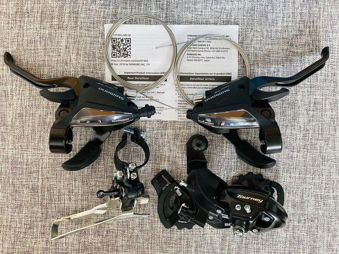 New Shimano Speed Groupset (Altus Shifter+Brake Tourney Derailleur), Sports Equipment, Bicycles & Parts, Parts Accessories on Carousell