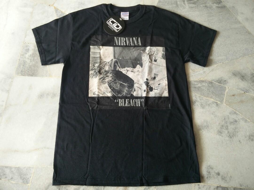 Nirvana Bleach T-Shirt S01  Bleach t shirts, Shirts, Print clothes