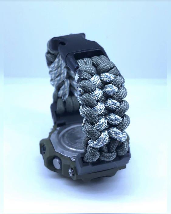 Paracord Tactical Watch Strap Bracelet Come With 1set DW 9400