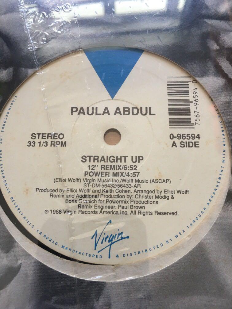 Paula Abdul Straight Up 12 Vinyl Music Media Cds Dvds Other Media On Carousell