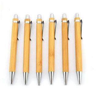 Personalized Bamboo Ballpen with Logo Print