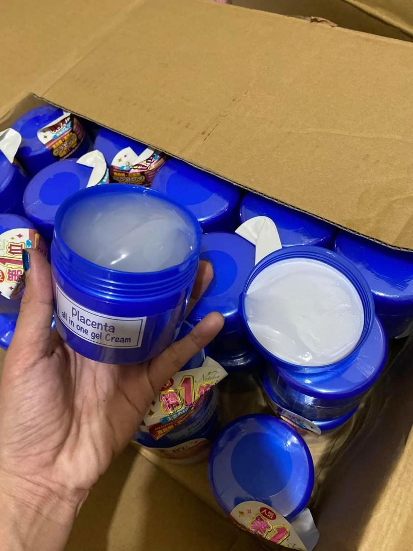 Placenta all in one gel cream (Category: Face Care) located in Tagum. Submitted by cathsuesurplus (Listing ID 1064669057, Image 1). Description: AFFORDABLE PLACENTA FOR ONLY 200 GRAMS Made in JAPAN free sf.