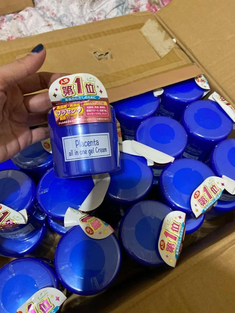 Placenta all in one gel cream (Category: Face Care) located in Tagum. Submitted by cathsuesurplus (Listing ID 1064669057, Image 2). Description: AFFORDABLE PLACENTA FOR ONLY 200 GRAMS Made in JAPAN free sf.