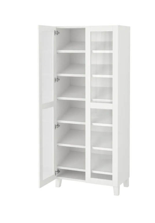 PLATSA Wardrobe With Shoe Shelf In white Furniture Home Living Furniture Shelves Cabinets Racks on Carousell