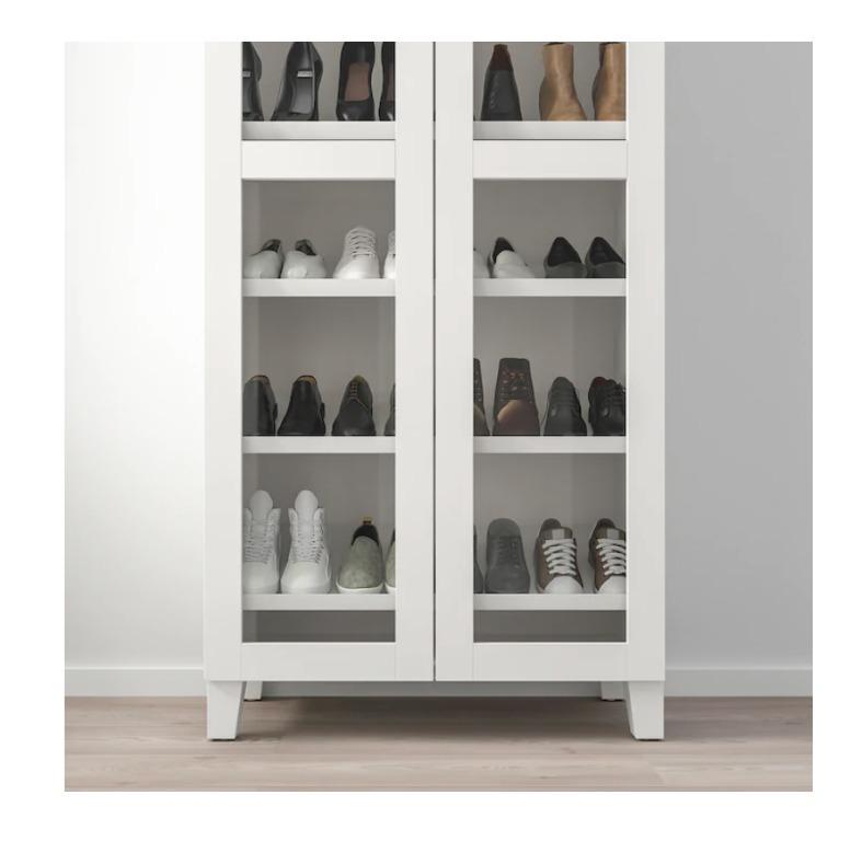 PLATSA Wardrobe With Shoe Shelf In white Furniture Home Living Furniture Shelves Cabinets Racks on Carousell