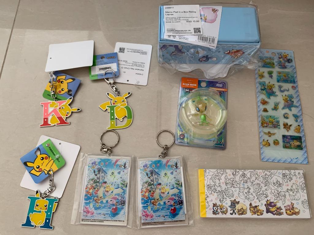 Pokemon Keychains Memo Pad Sticker Figurine Hobbies Toys Toys Games On Carousell