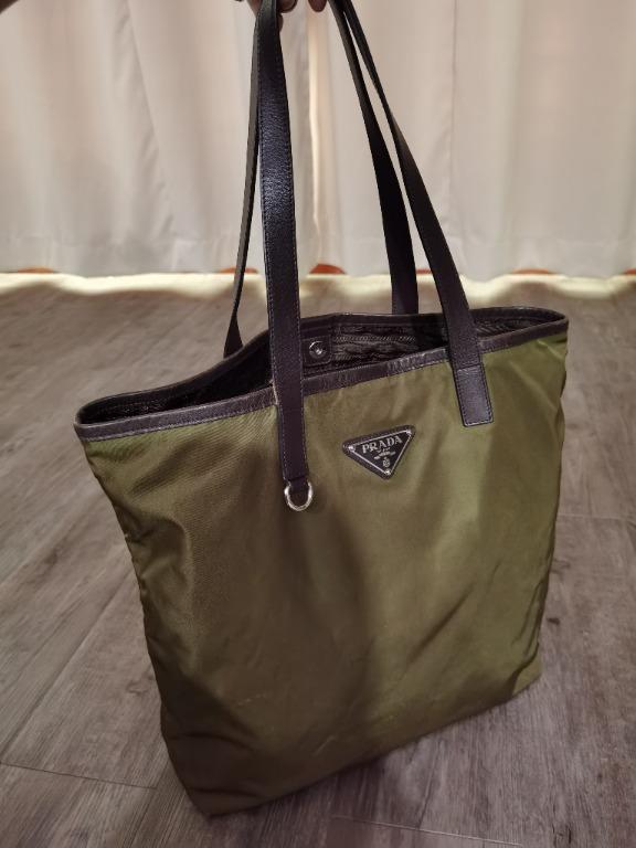 Prada Nylon Tote Bag Authentic Used Luxury Bags Wallets on