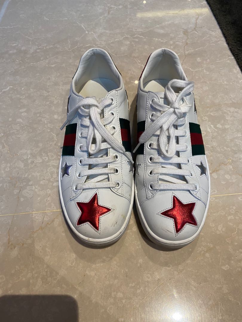 gucci sneakers pre owned