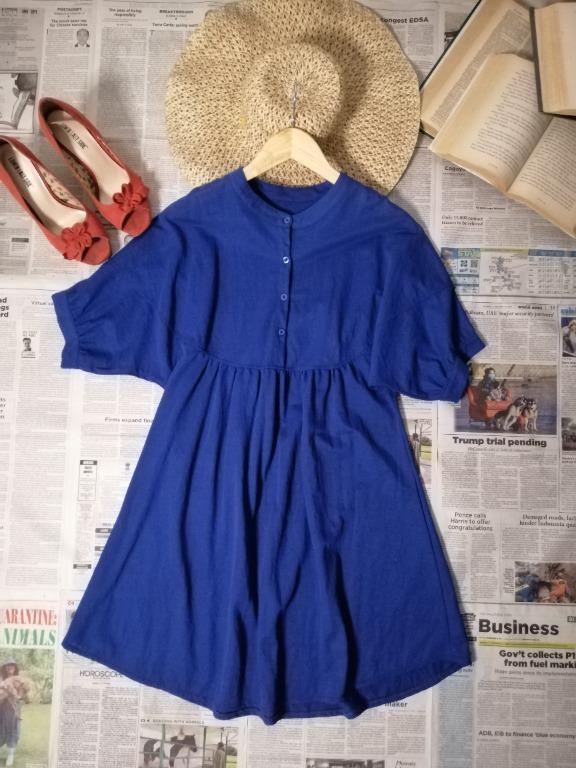 PRELOVED PLUS SIZE BLUE MINI OR MIDI DRESS (Category: Dresses) located in Cavite. Submitted by newoldph (Listing ID 1064775960, Image 1). Description: CODE: 430 UP TO 2XL L - 36 W - 42 PHP 199.