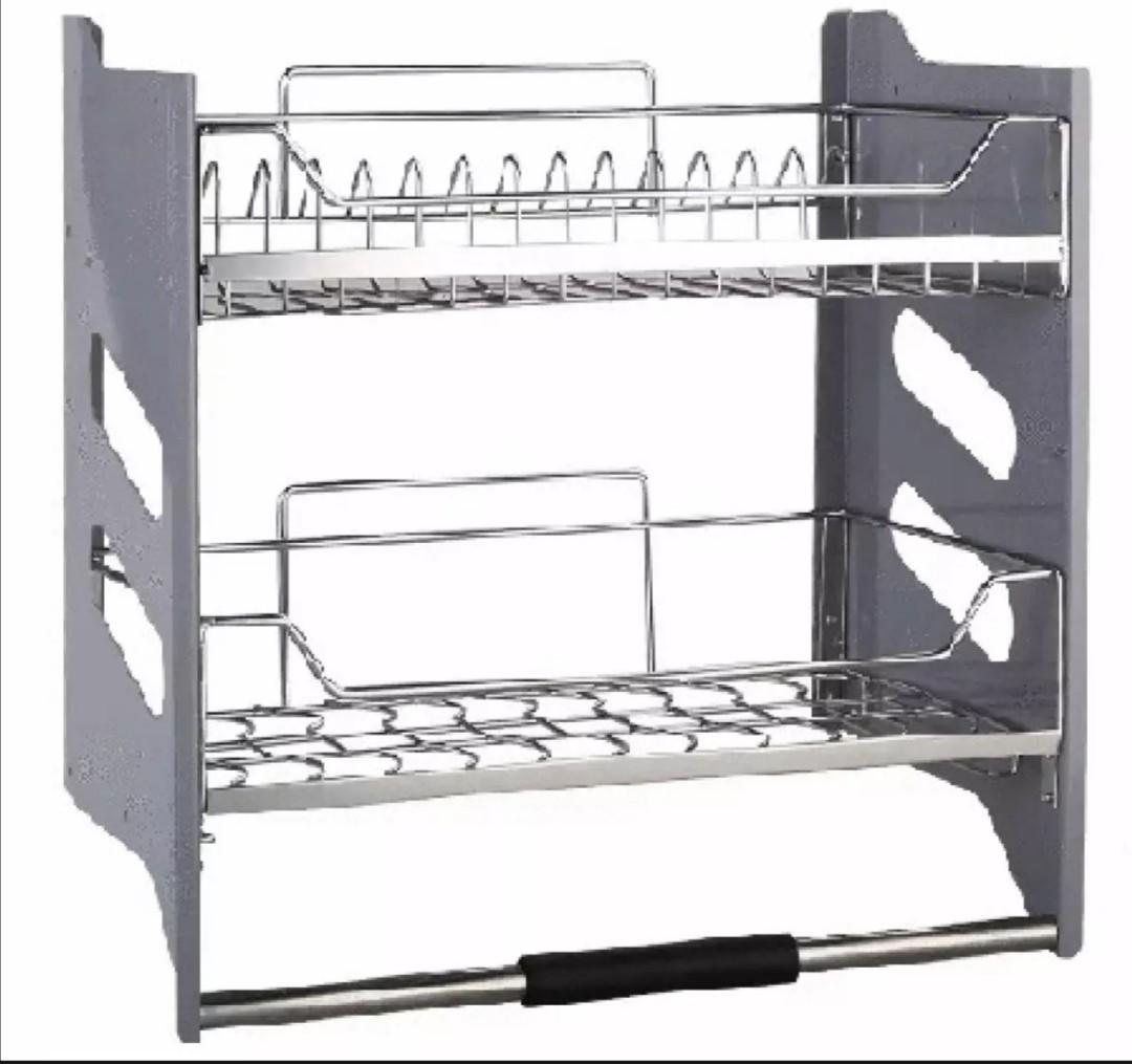 Pull Down Basket Hardware Kitchen Lift Dish Rack, Furniture