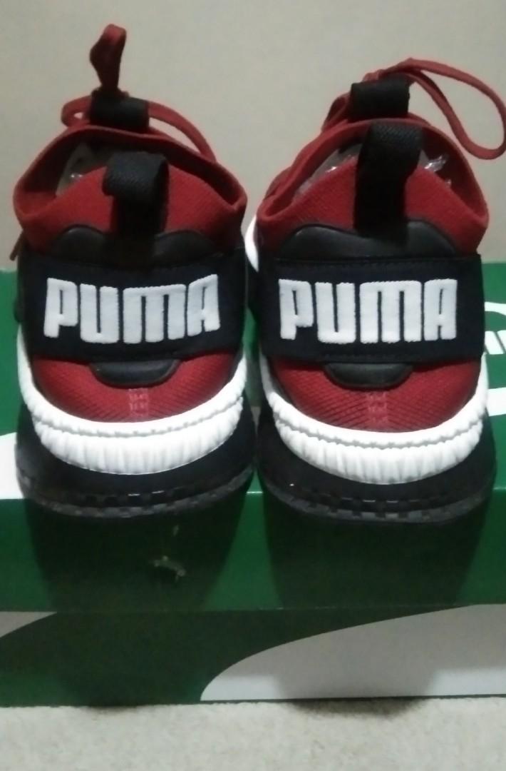 Puma Tsugi Jun Red Dahlia White Shinsei Evoknit US Size 9 Men s
