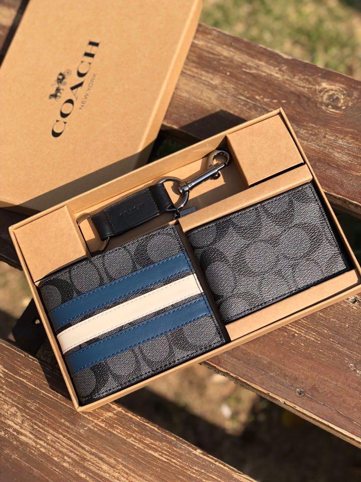 Ready Stock original coach 26072 men card holder