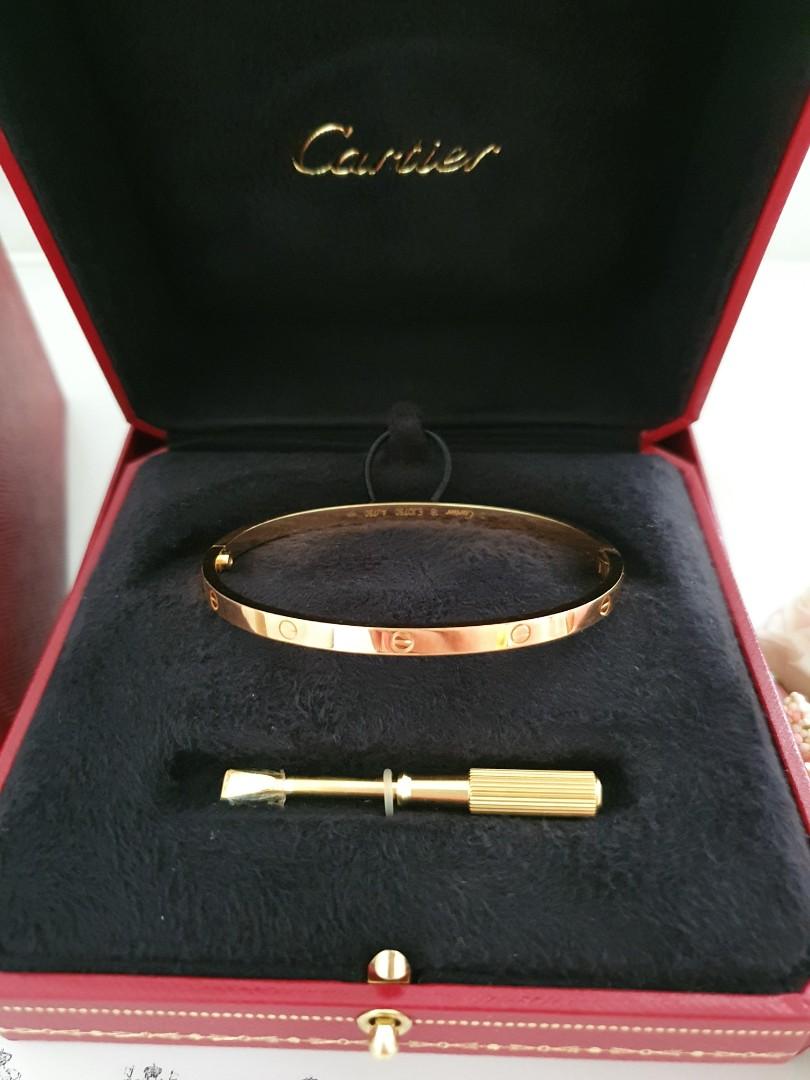 (RECEIPT) Authentic Cartier Love Bracelet Luxury Accessories Others