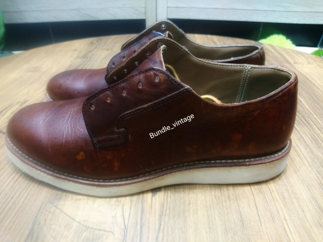Red wing Heritage Postman Oxford 3107 copper Rough Men s Fashion