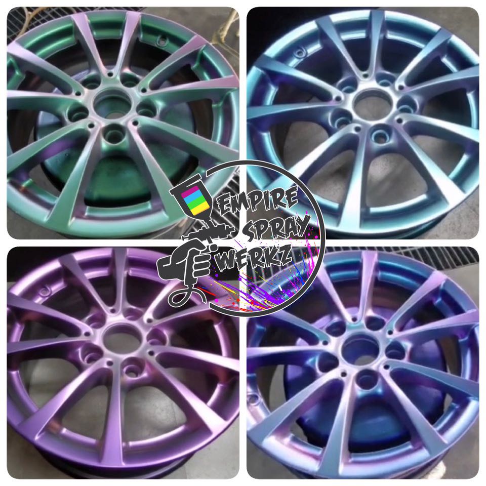 Rim Spray Painting, Car Accessories, Car & Services on Carousell