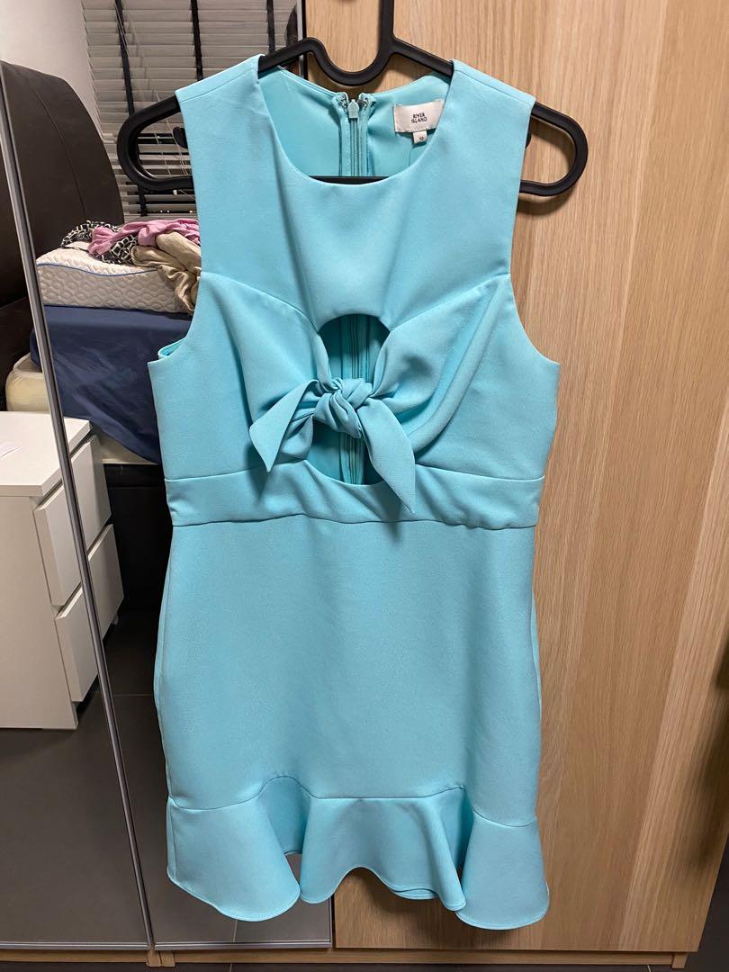 turquoise color dress