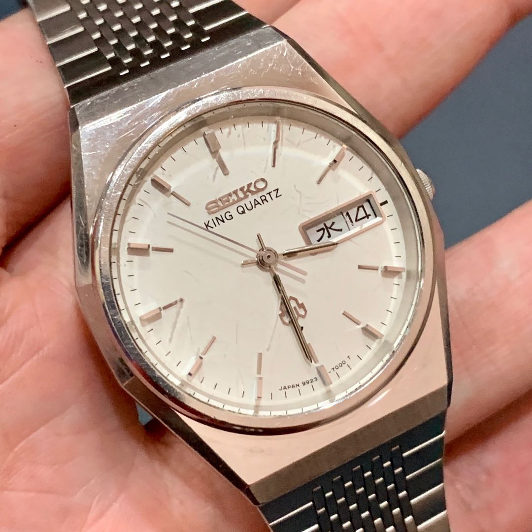 Seiko King Twin Quartz Rare Vintage 9923-7000 Watch, Men's Fashion, Watches  & Accessories, Watches on Carousell