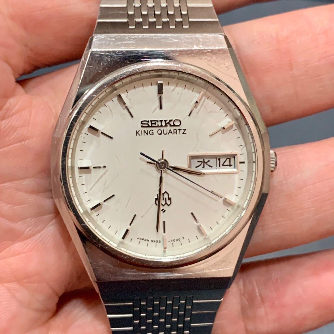 Seiko King Twin Quartz Rare Vintage 9923-7000 Watch, Men's Fashion, Watches  & Accessories, Watches on Carousell
